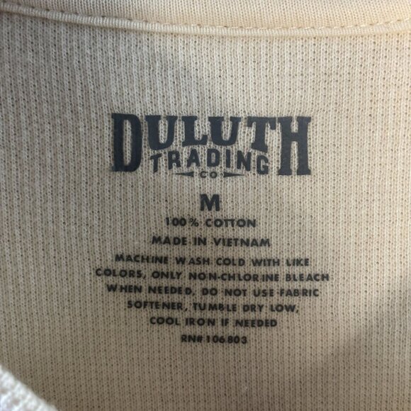 Duluth Trading Co. Beige Crewneck Sweatshirt M 100% Cotton - Picture 6 of 7